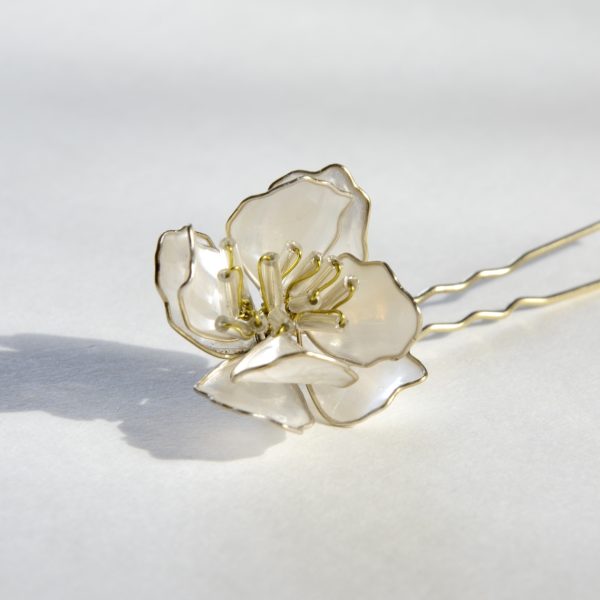 HORQUILLA CEREZO JAPONÉS engarce dorado